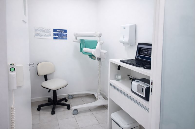Equipamentos modernos de radiografia